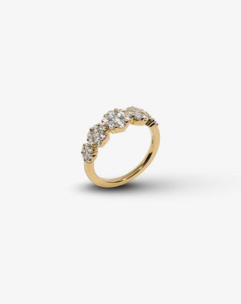 Yellow Gold and Diamonds Engagement Ring