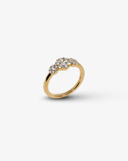 Yellow Gold and Diamonds Engagement Ring