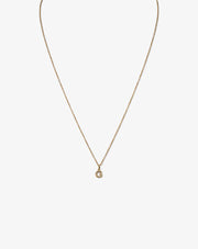Letter Gold and diamonds Necklace