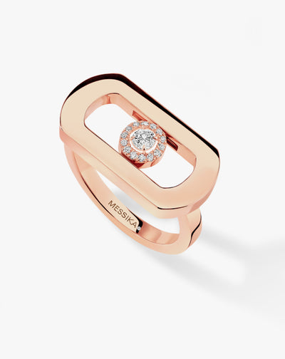 Messika So Move Pink Gold Diamond Ring