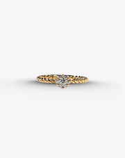 Gold and Diamonds Engagement Ring
