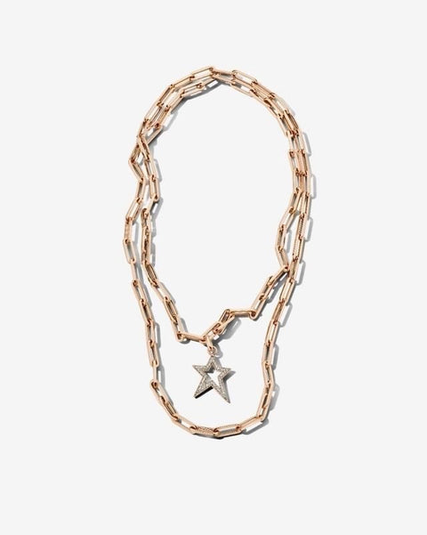 Gold Chain With Diamond Star