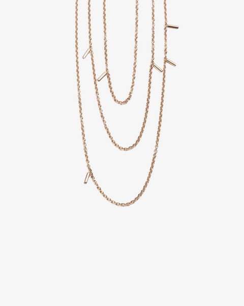 Rose Gold Simple Necklace