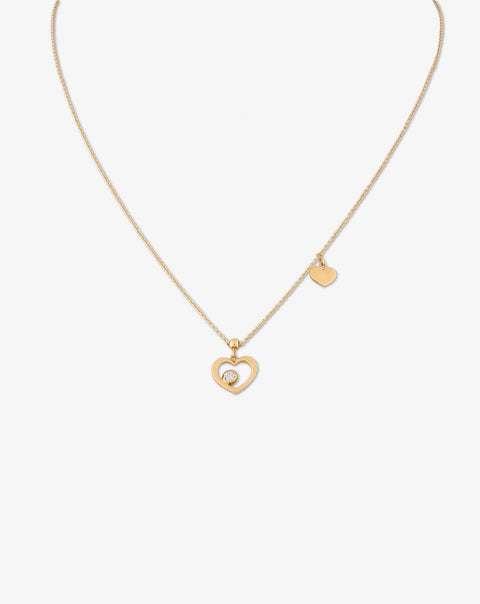 Necklace with Heart and Diamond