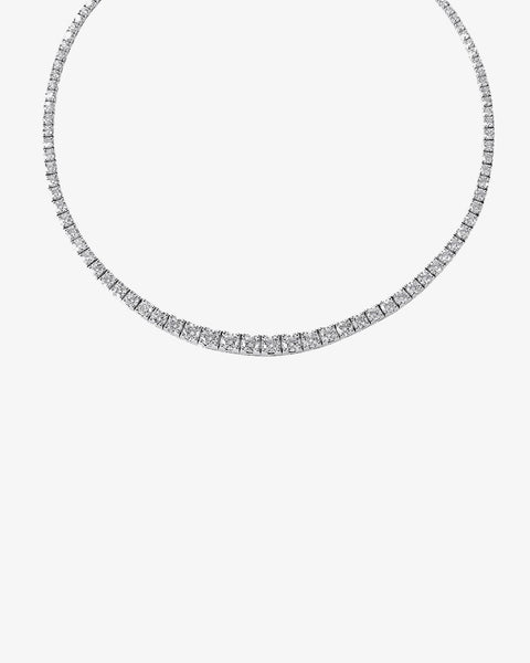 Round Cut Lab Grown Diamond Tennis Necklace For Her at Rs 1487763 | Lab  Grown Diamonds in Surat | ID: 27445717791