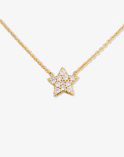 Necklace with Star and Diamonds