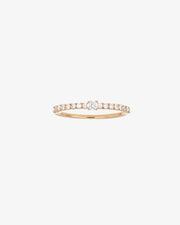 Pink Gold and Diamonds Engagement Ring
