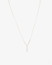 Yellow Gold Necklace with Diamond Pending