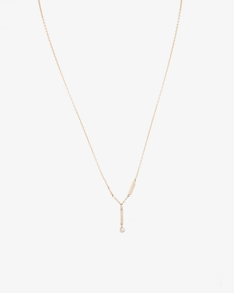 Yellow Gold Necklace with Diamond Pending