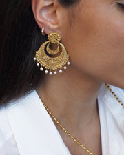 Filigree Pearls Earrings I