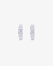 White Gold and Diamond Earrings