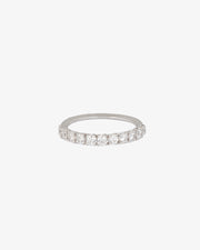 White Gold and Diamond Wedding Ring
