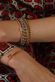 Pink Gold and Diamond Bracelet