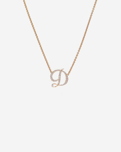 Necklace Letter D